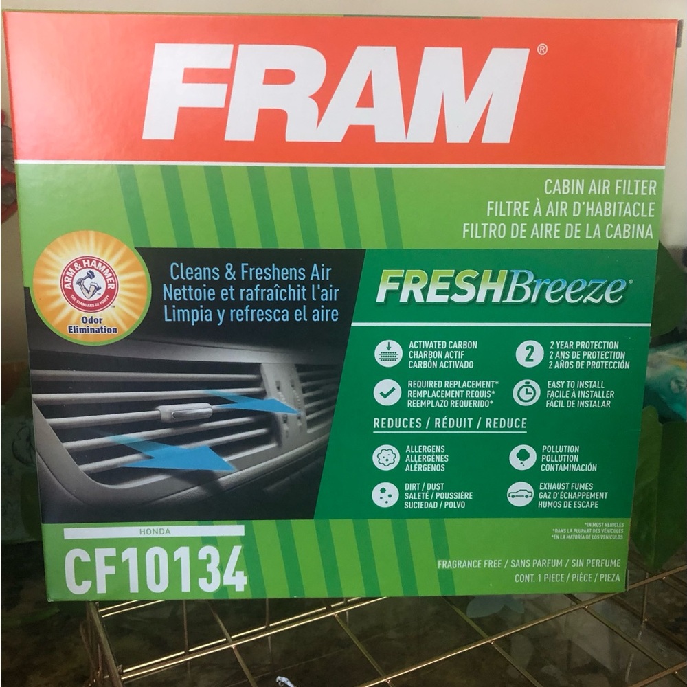 FRAM Fresh Breeze Cabin Air Filter